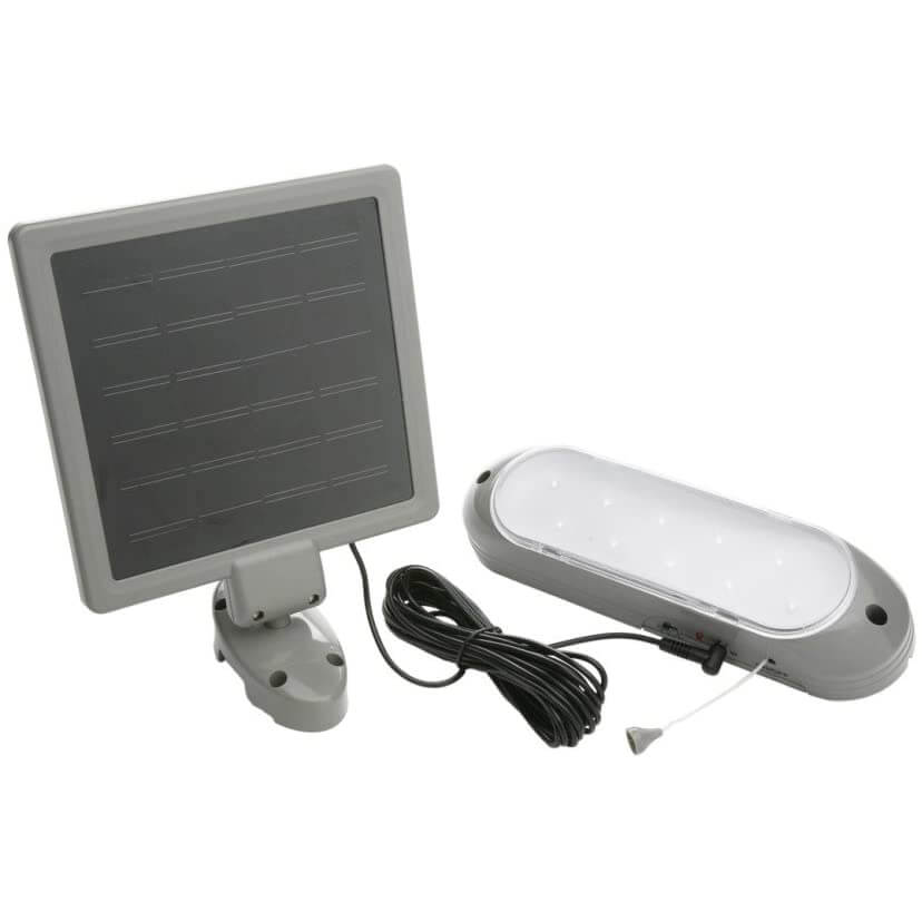 Designers Edge L-949 Rechargeable Solar Shed Light