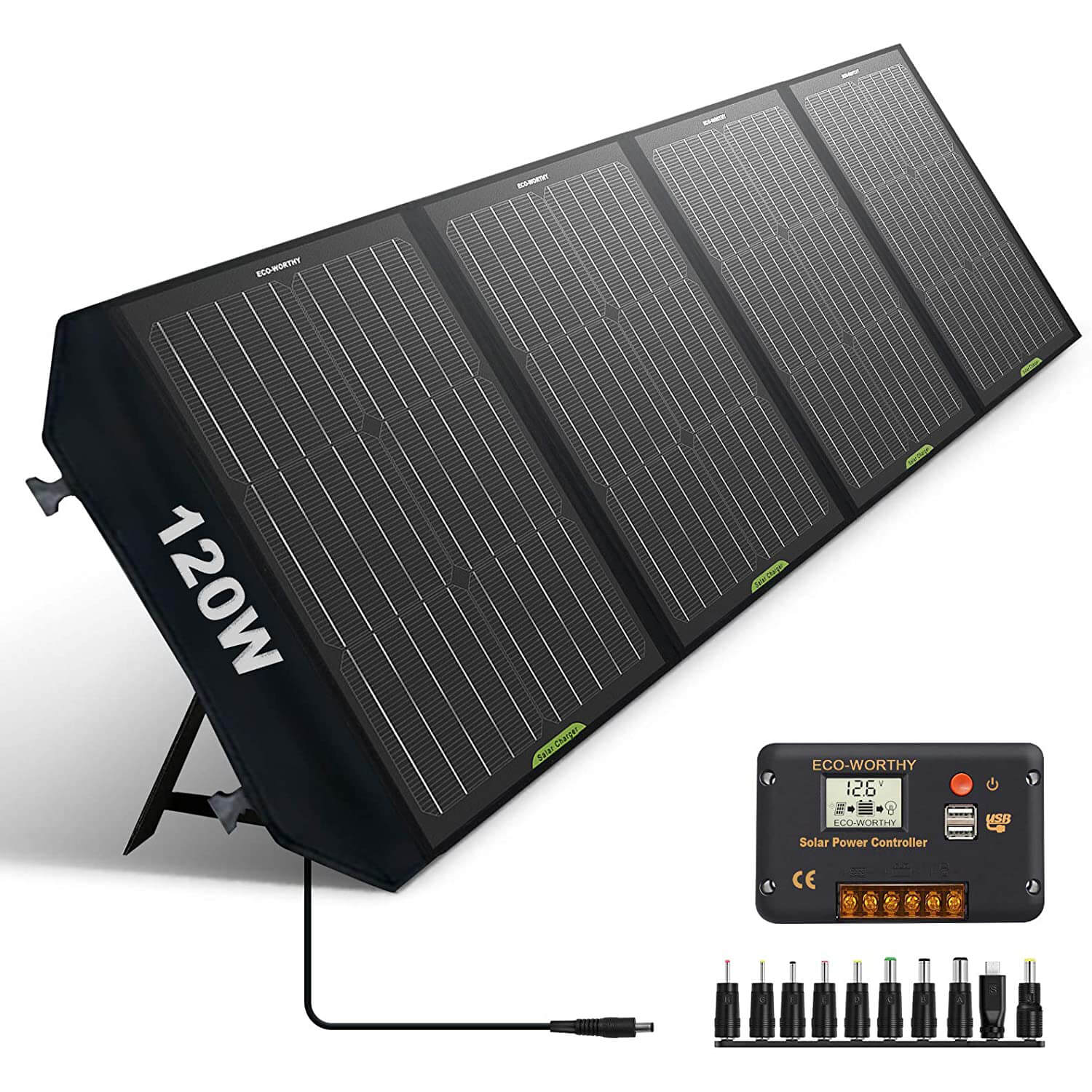 ECO-WORTHY 120W Foldable Solar Panel