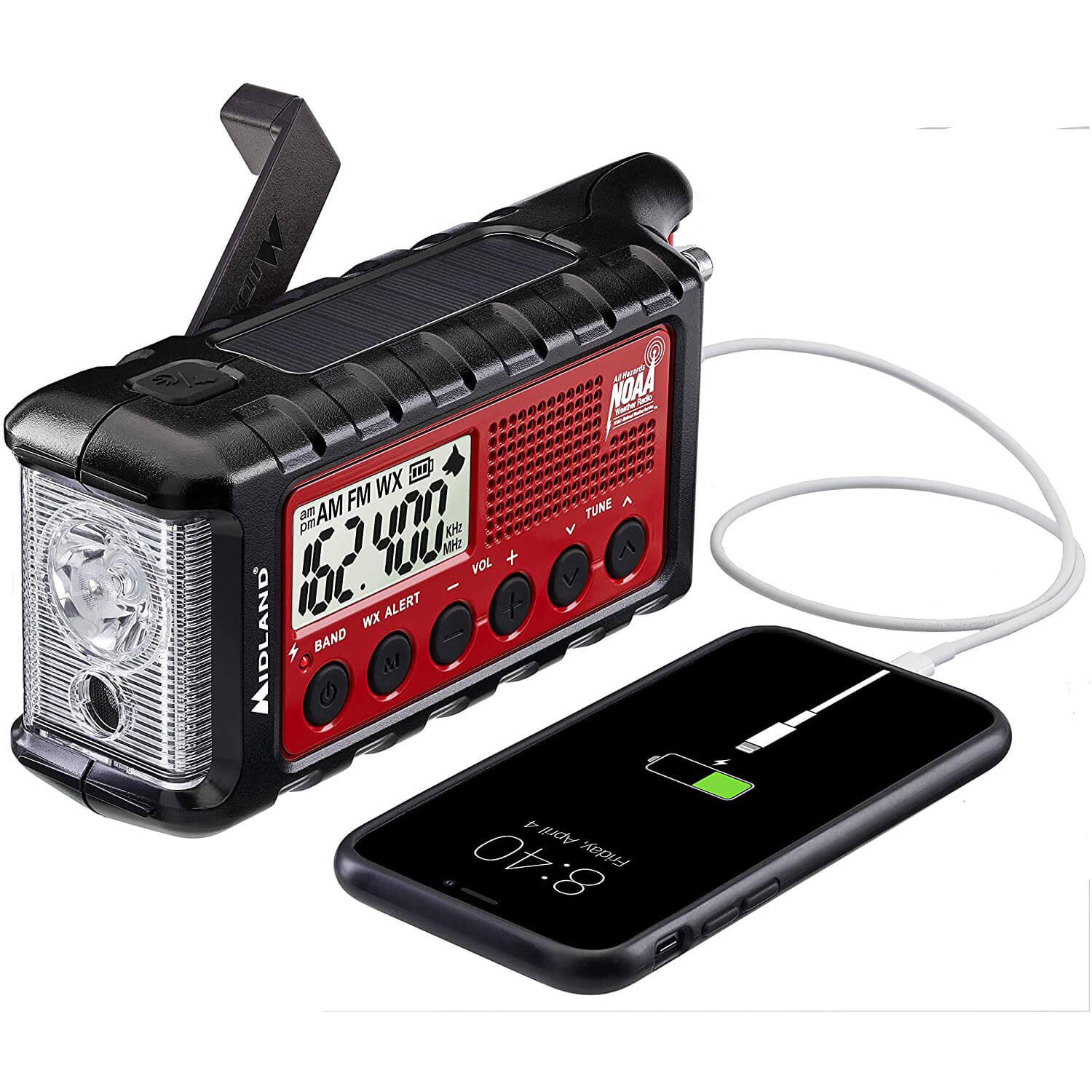 Midland ER310 Emergency Crank Weather AM/FM Radio