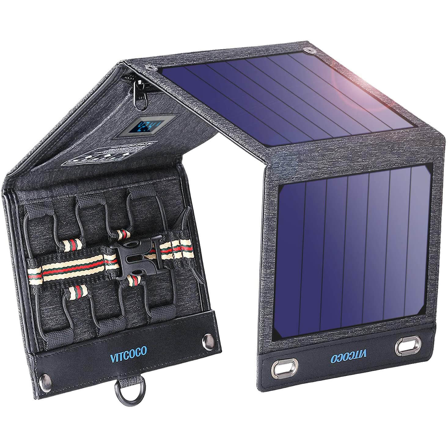 VITCOCO 16W Foldable Solar Power Bank