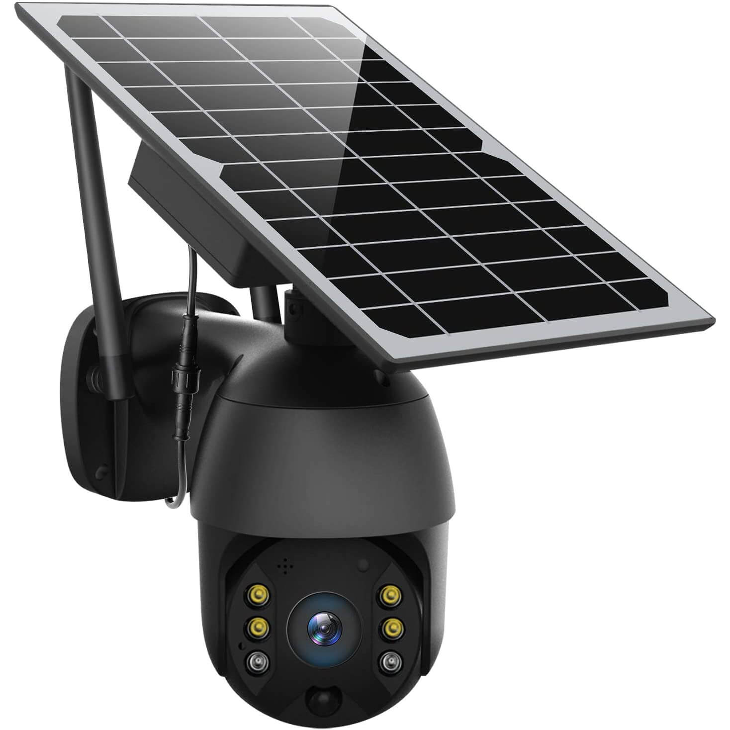 ENSTER Pan Tilt WiFi Home Smart Solar Powered Wireless Security Camera