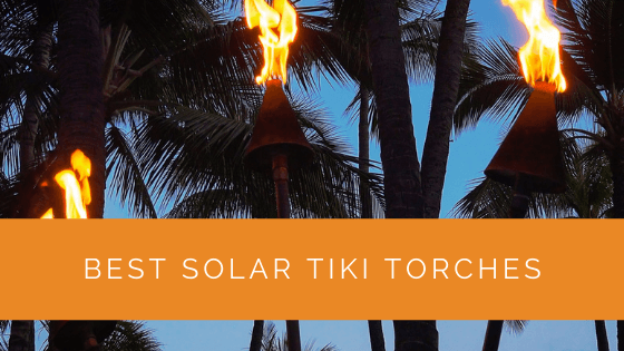 best solar tiki torch lights