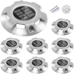 CHINLY Solar Driveway Lights (8 Pack)