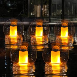 DeeprBlu Floating Solar Flame Lights