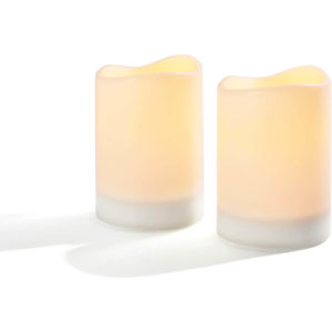LampLust Large Outdoor Solar Candles