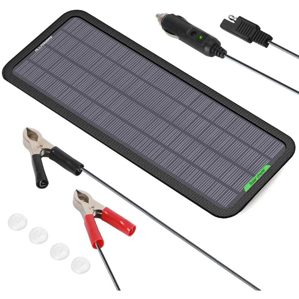ALLPOWERS Portable Solar Panel Car Boat Power Battery Charger