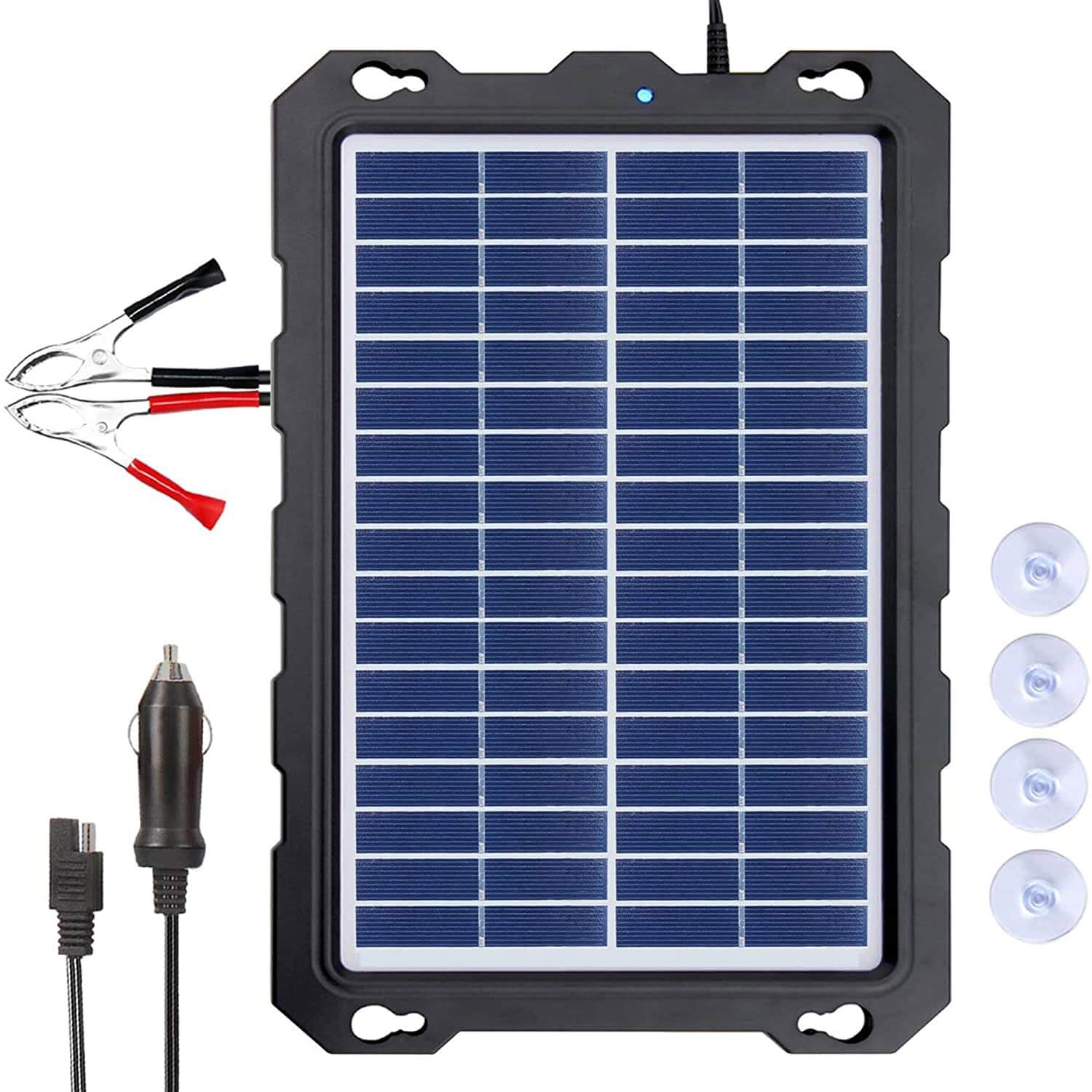 POWOXI Solar Battery Trickle Charger Maintainer