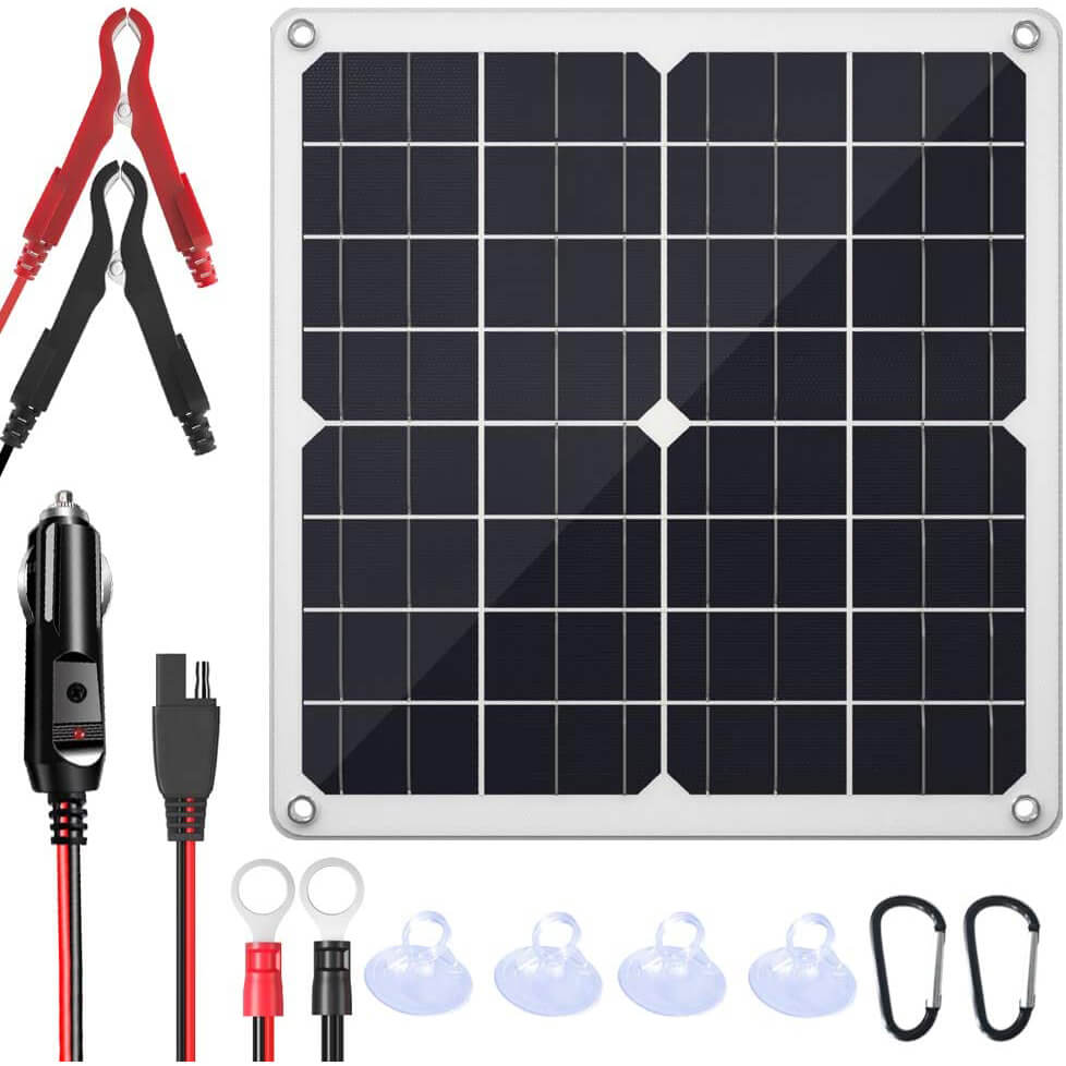 SUNAPEX Portable Solar Battery Charger and Maintainer