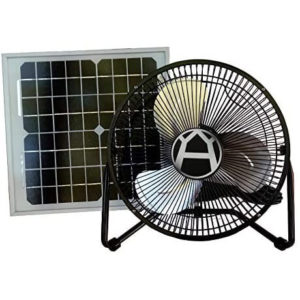 Western Harmonic 12-inch Solar Powered High-Velocity Fan