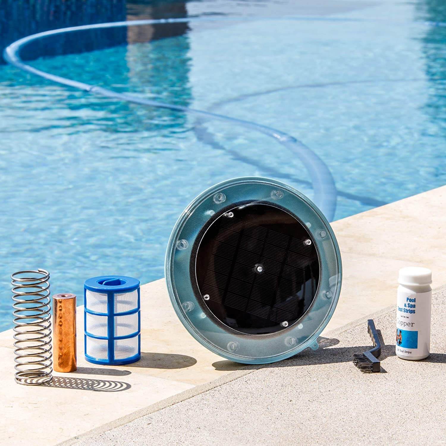 XtremepowerUS Solar Pool Ionizer Floating Water Cleaner and Purifier