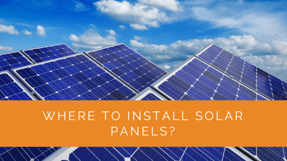 Where To Install Solar Panels