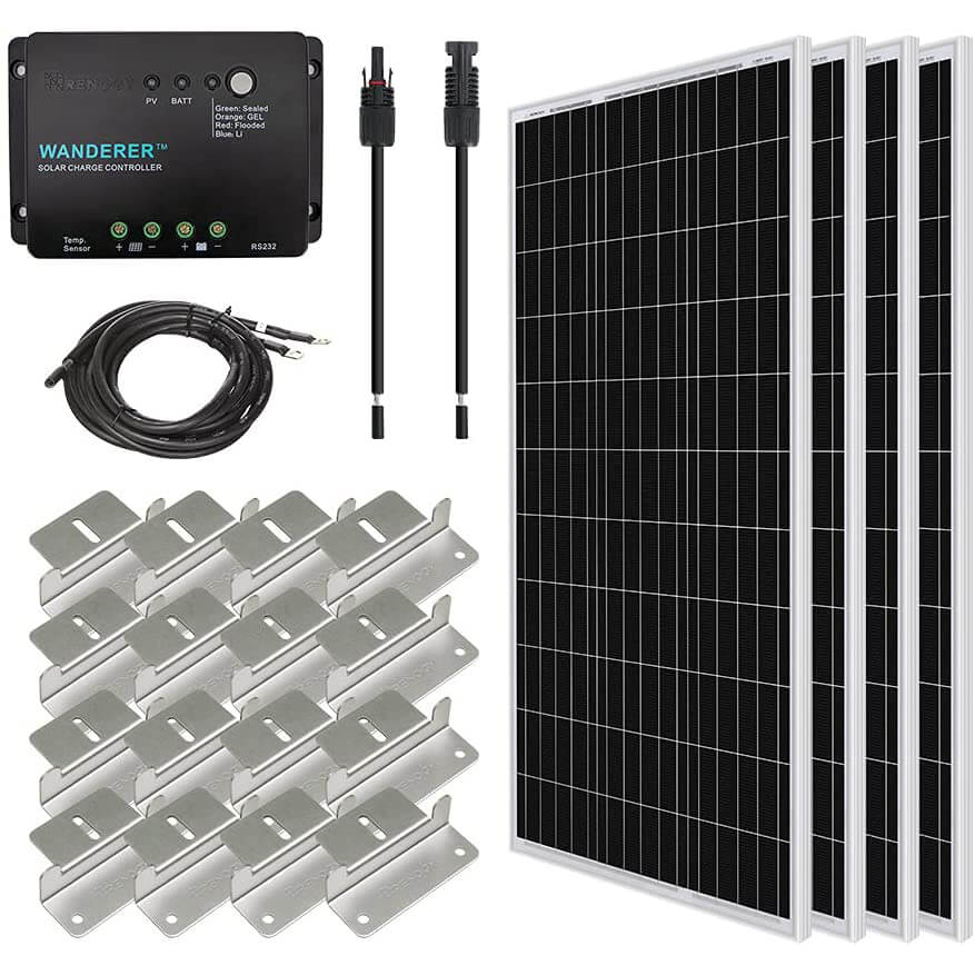 Renogy 400-Watt 12 Volt Monocrystalline Solar Starter Kit