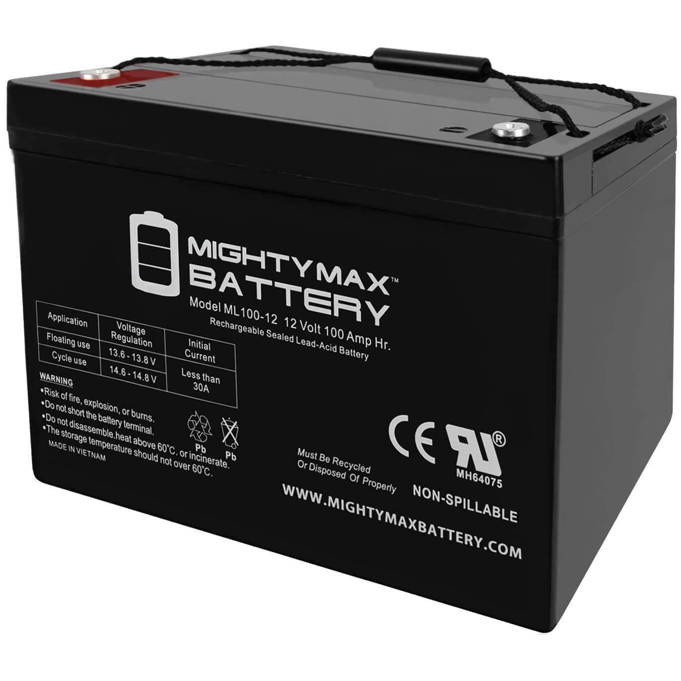 Mighty Max SLA AGM Solar Battery