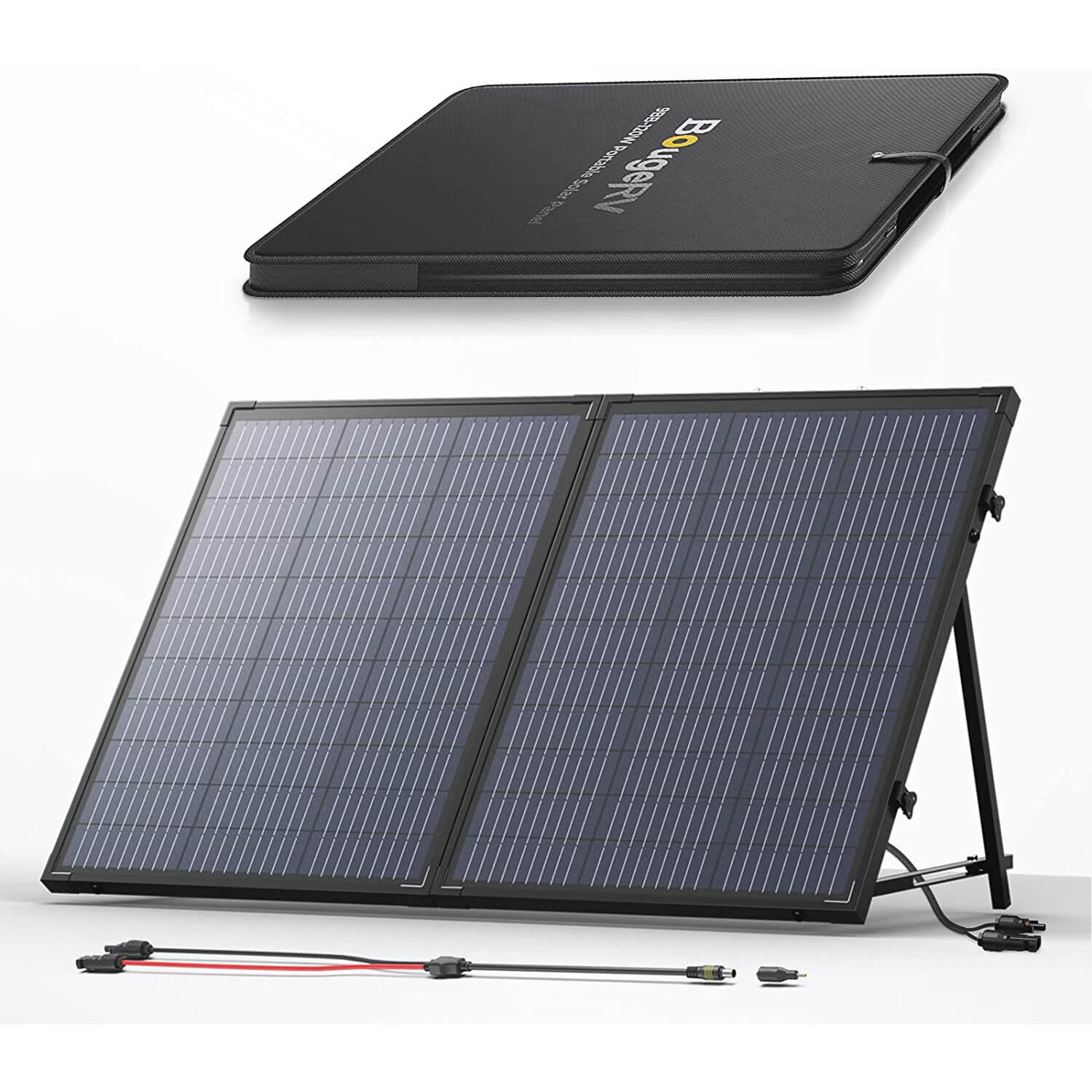 BougeRV 120W Monocrystalline Foldable Waterproof Solar Panel