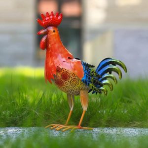 HSHD Rooster Solar Statue Light
