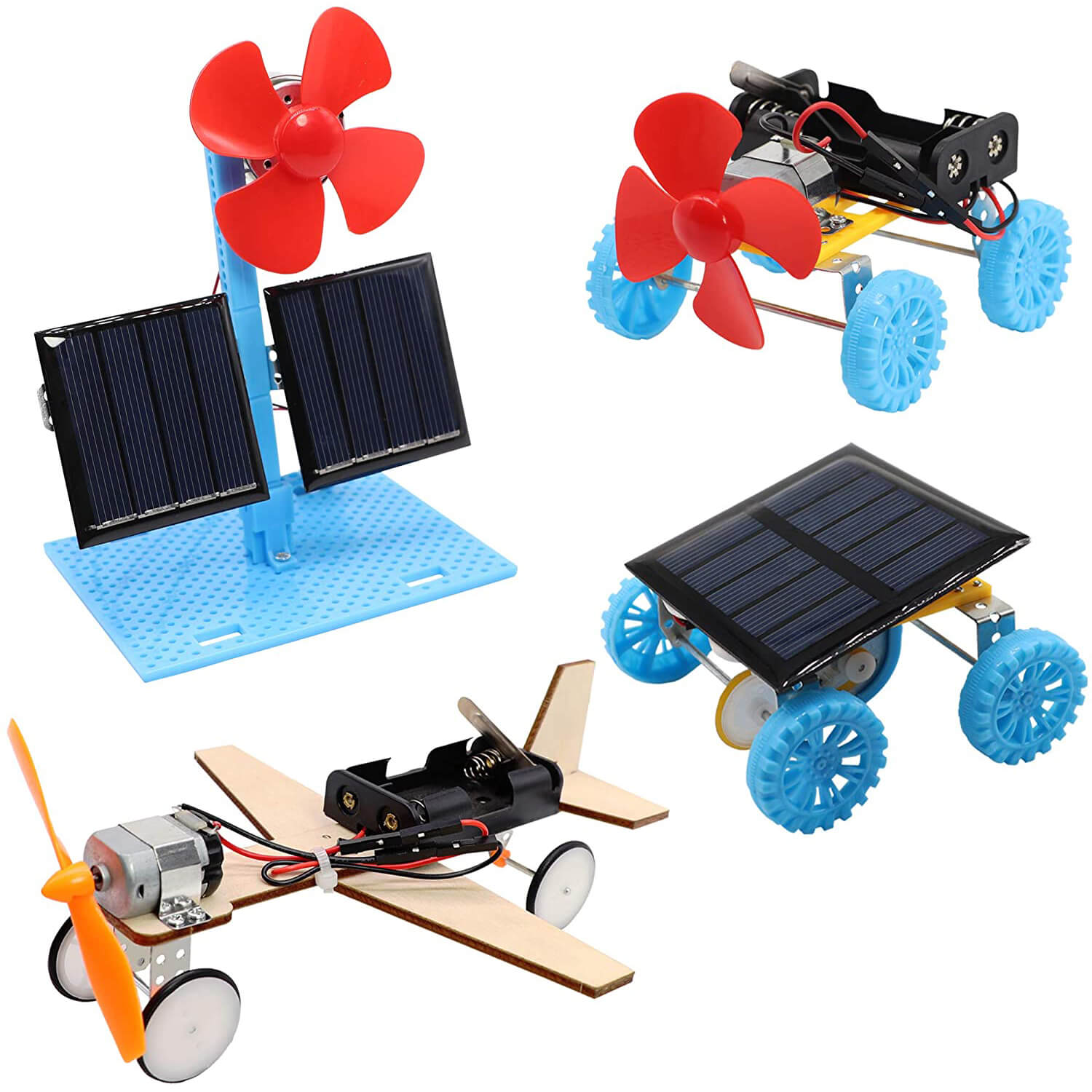 4 in 1 Solar Power & Electric Motor STEM Kits