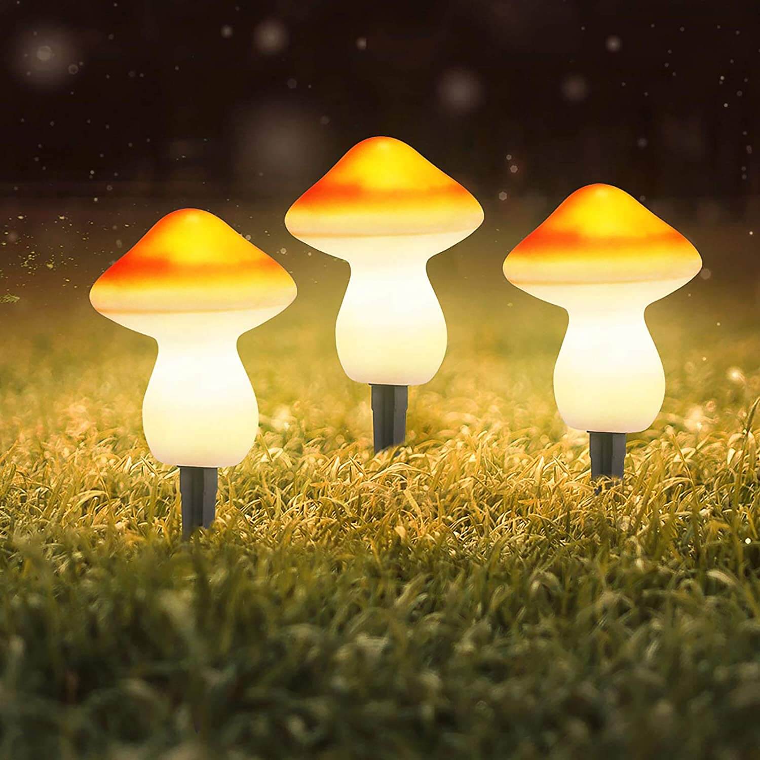 ALLOMN LED Solar Mushroom Lights