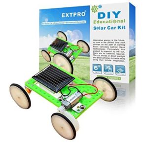 ExtPro DIY Assemble Toy Set Solar Powered Car Kit Science Educational Kit for Kids
