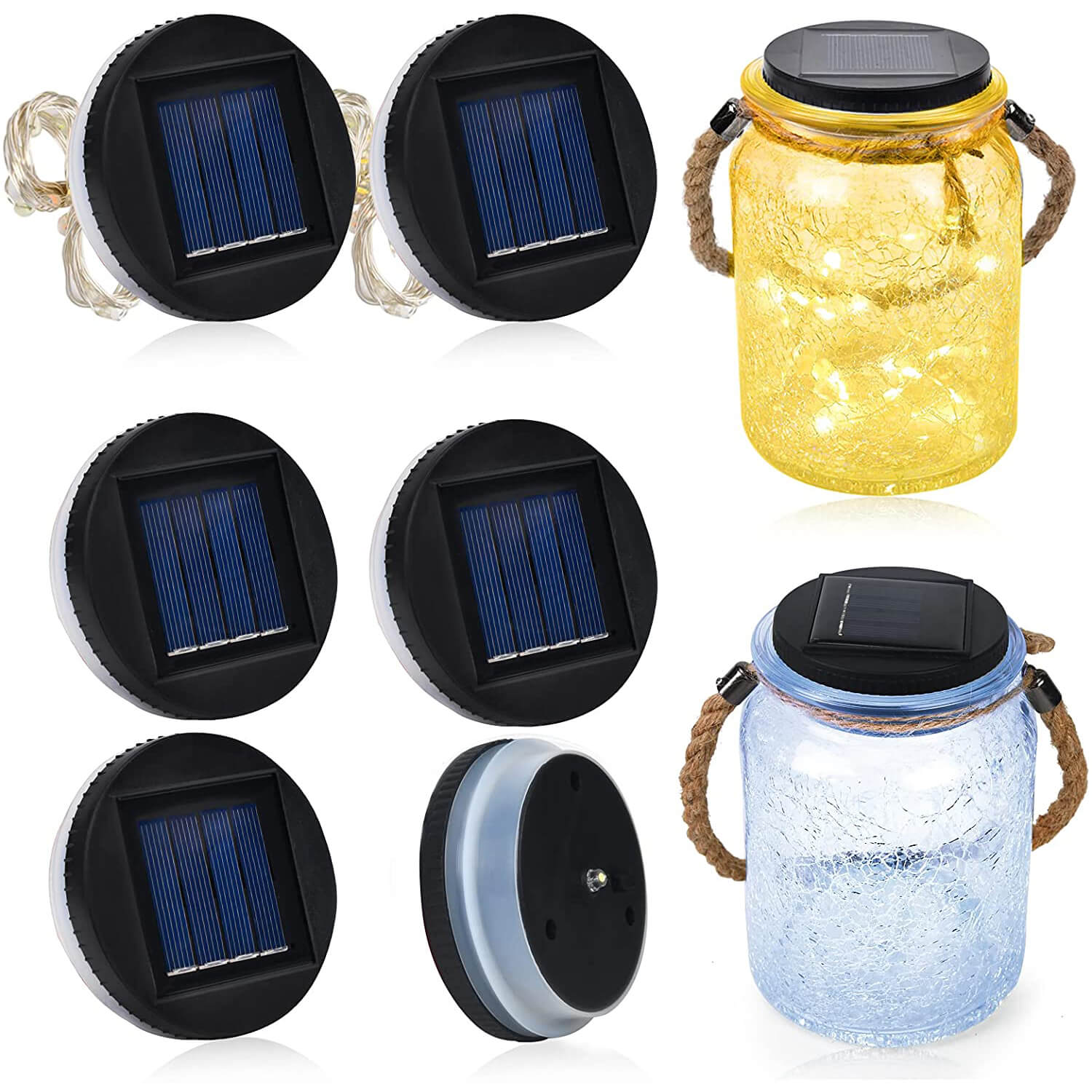 Greenidea Solar Light Mason Jars