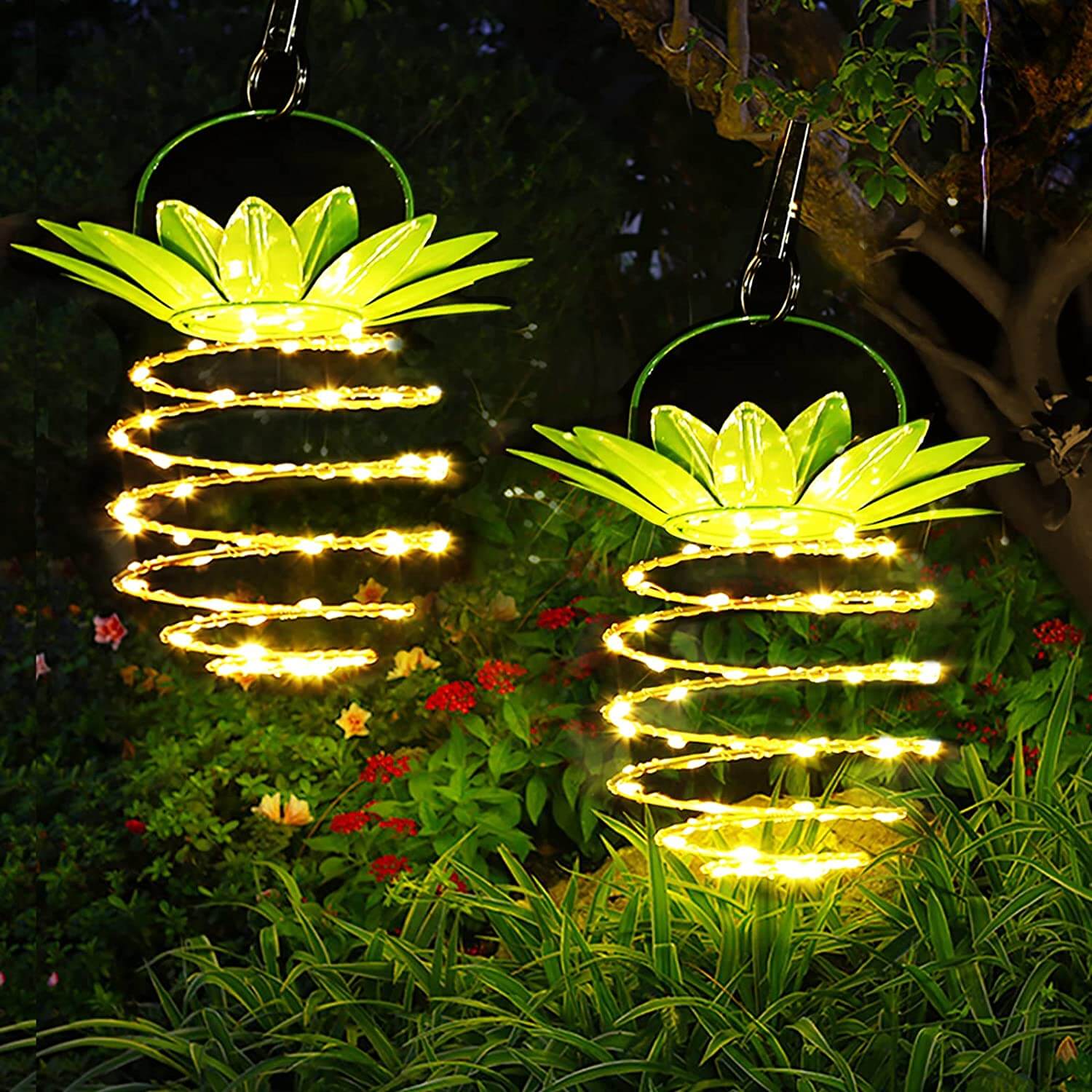 JSOT Decorative Solar Pineapple Lanterns