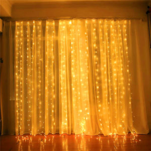LED Solar Curtain Lights
