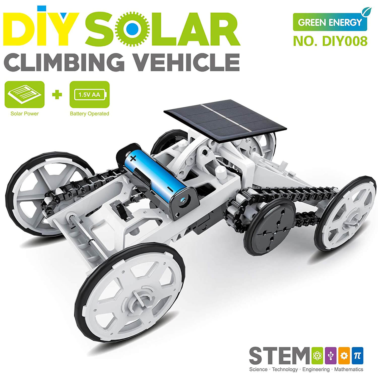 MDGZY Stem 4WD Car DIY Climbing Vehicle Motor Car