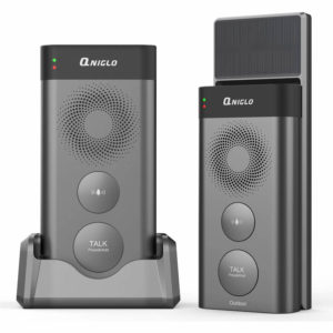 ‎QNIGLO Wireless Intercom Doorbell Solar Powered