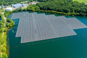 Floating Solar Panel Farm