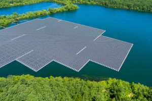 Floating Solar Panels Platform