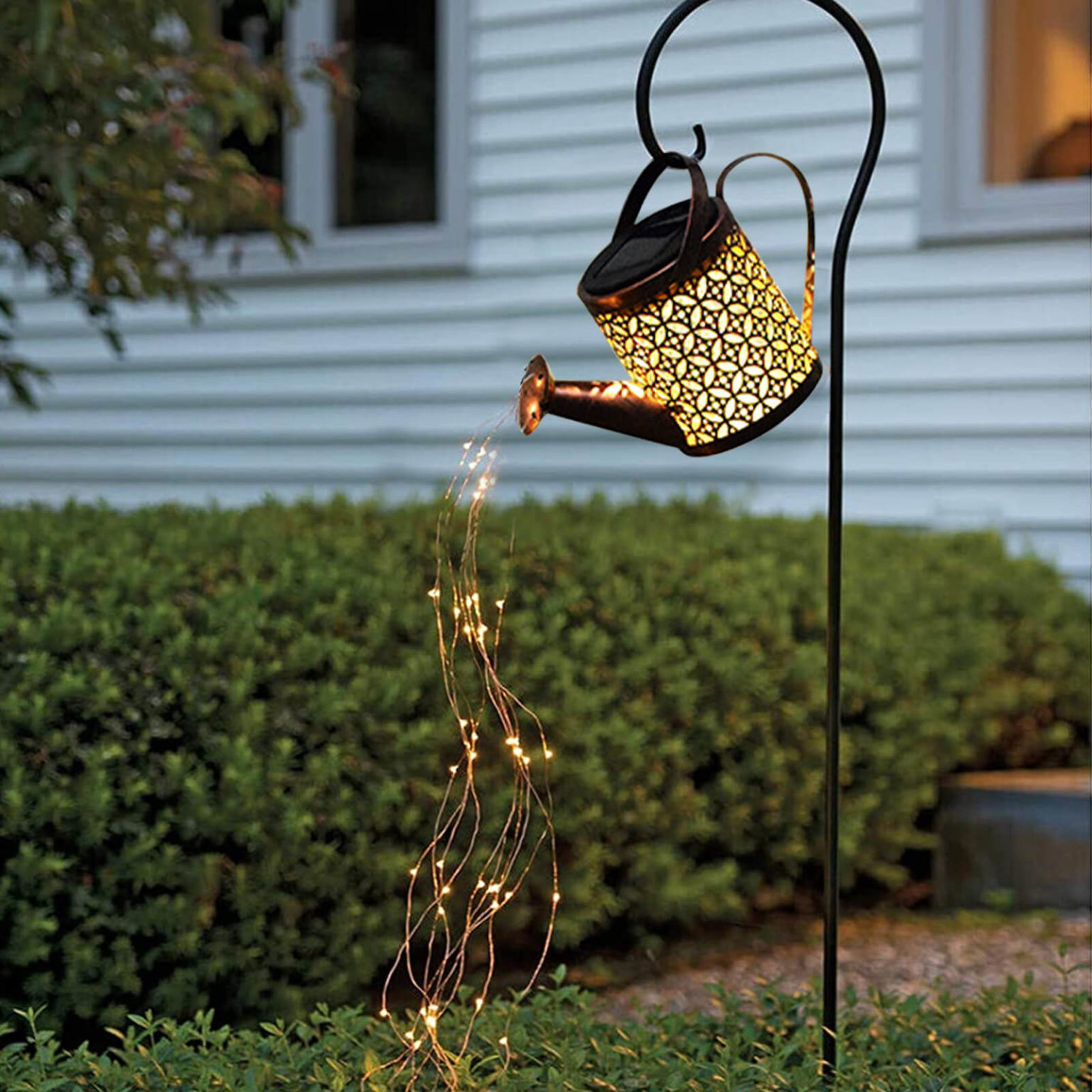 Best Solar Watering Can Lights For Unique And Decorative Lights For Gardens Solar