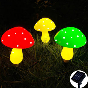 Solar Powered Mushroom Lights