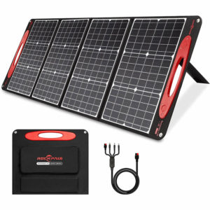 Rockpals Portable Solar Panel 120W 18V