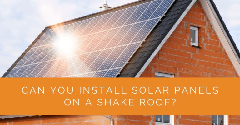 Can You Install Solar Panels On A Shake Roof Solar Panels Network Usa