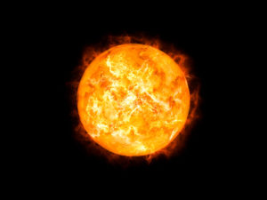 Sun in space