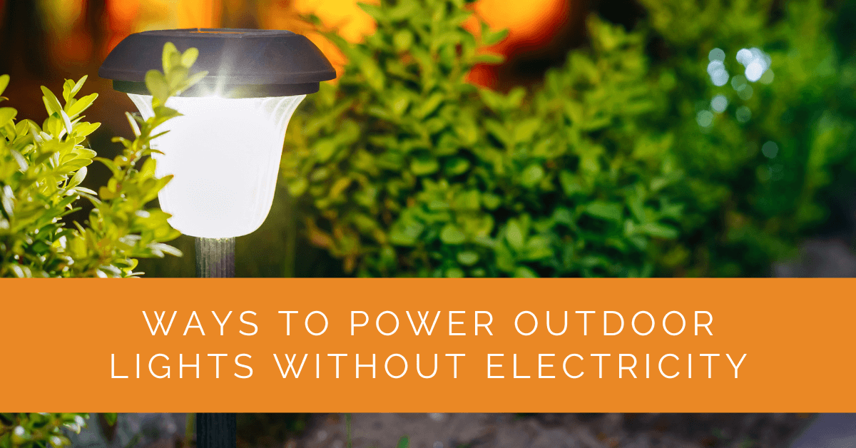 Ways to Power Outdoor Lights Without Electricity Solar Panels Network USA