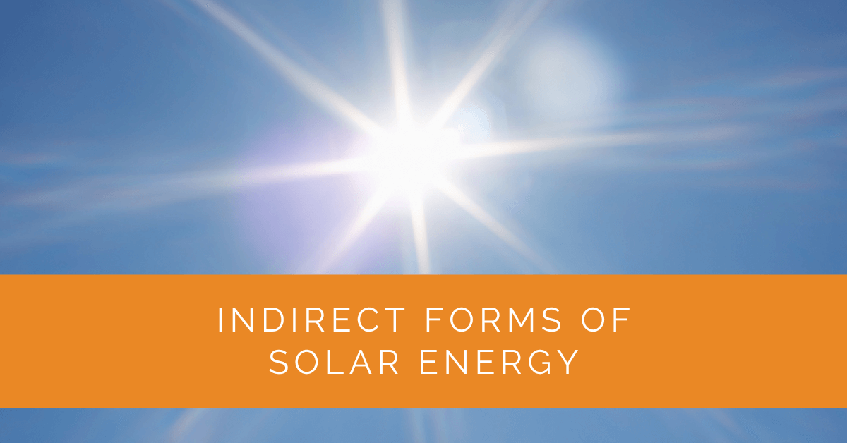 Indirect Forms of Solar Energy