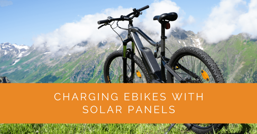 solar charge ebike