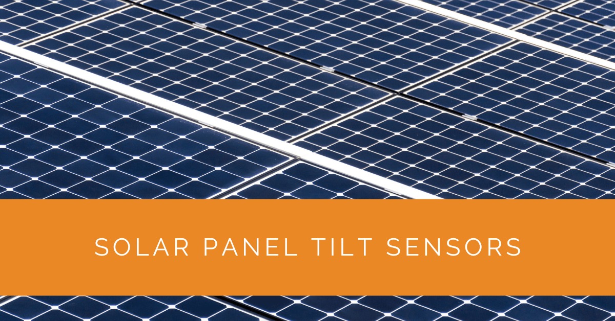 Solar Panel Tilt Sensors