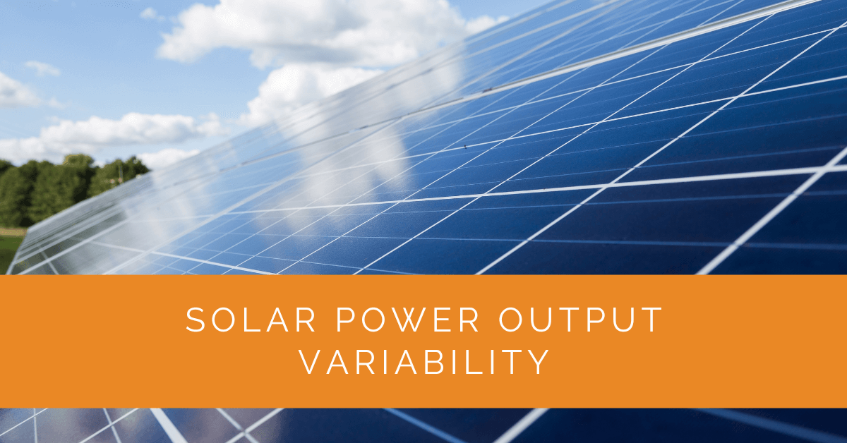 Solar Power Output Variability