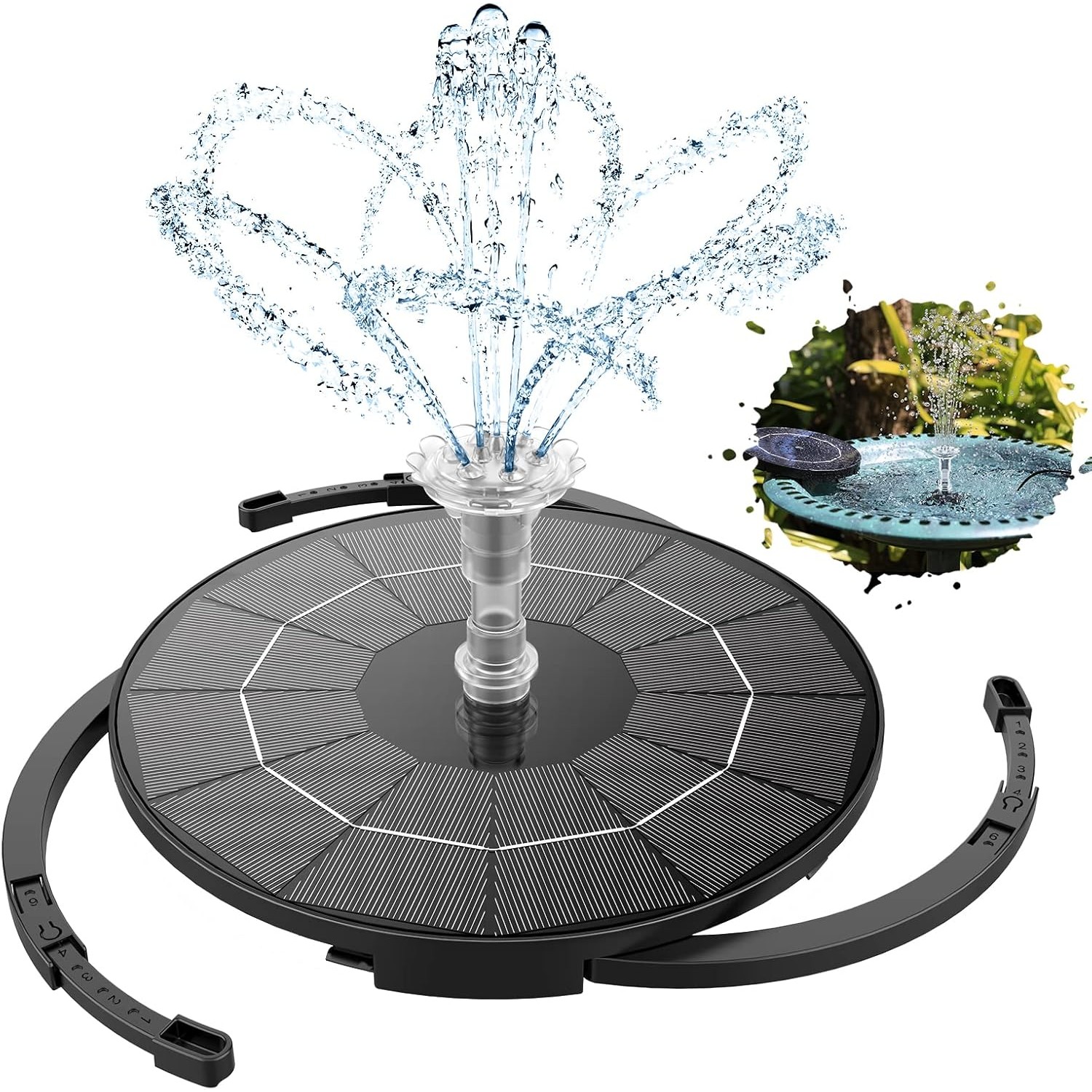 AISITIN Solar Fountain Pump