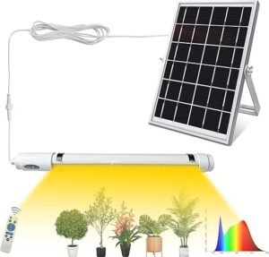 BestDrop Bright Solar Powered Grow Light