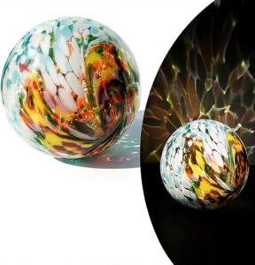 Lily's Home Solar Gazing Ball 10 Inch Turquoise