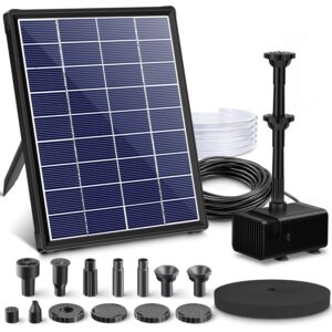 Biling 6.5W Solar Fountain for Bird Bath