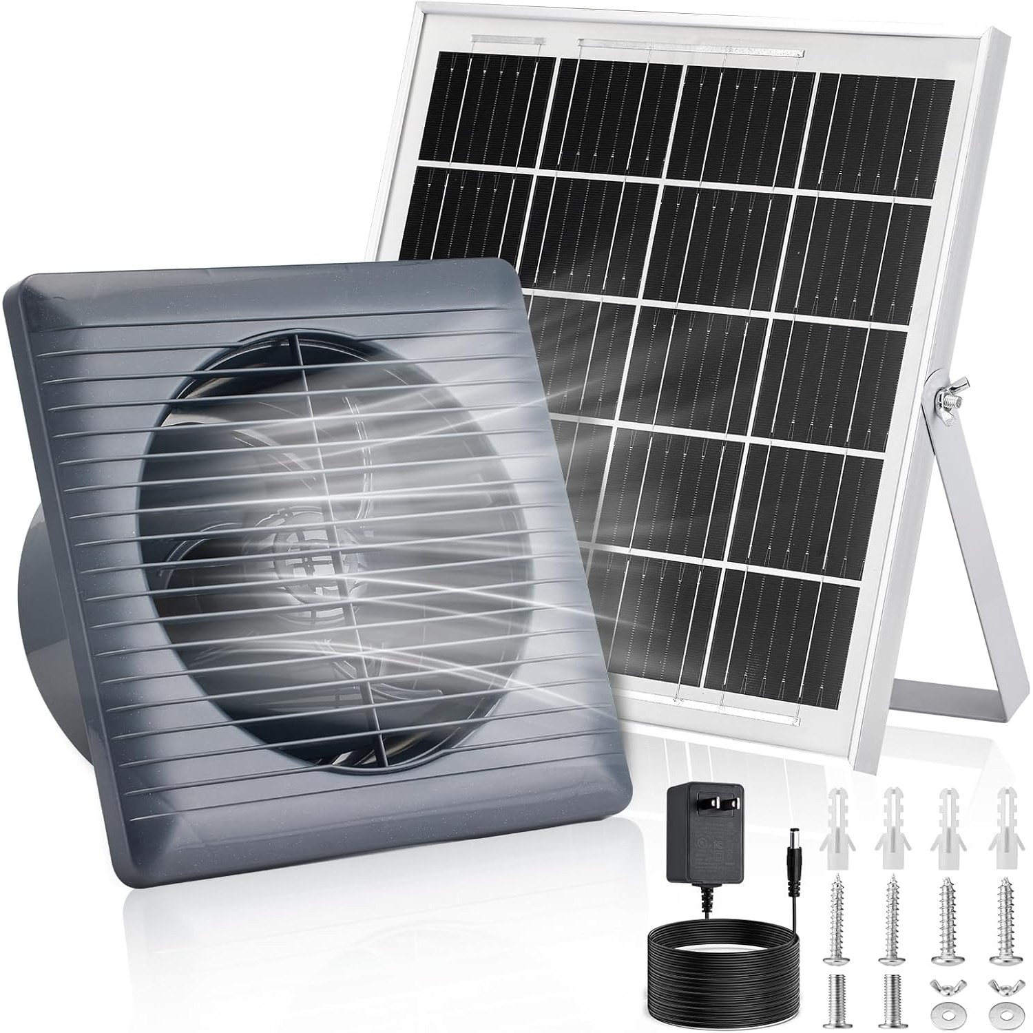 KACEPAR Solar Powered Car Exhaust Fan