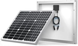 ACOPOWER 50W 12V Monocrystalline Solar Panel