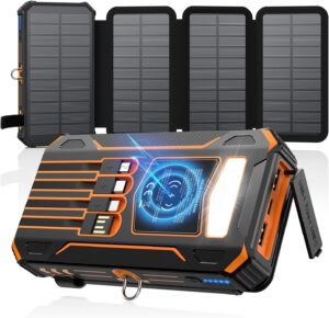 ADDTOP Solar Power Bank 26800mAh