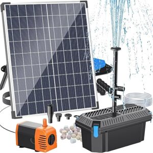 Antfraer 30W Solar Pond Filter with Pump Kit