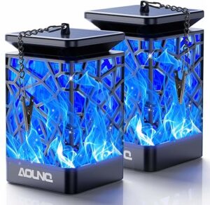 AOUNQ Solar Lanterns Outdoor 99 LED