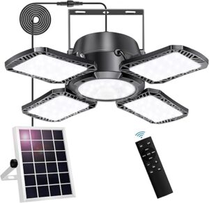 Aqonsie Solar Barn Lights with Motion Sensor