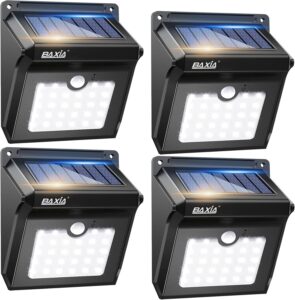 BAXIA TECHNOLOGY Solar Wall Lights (Budget Pack)